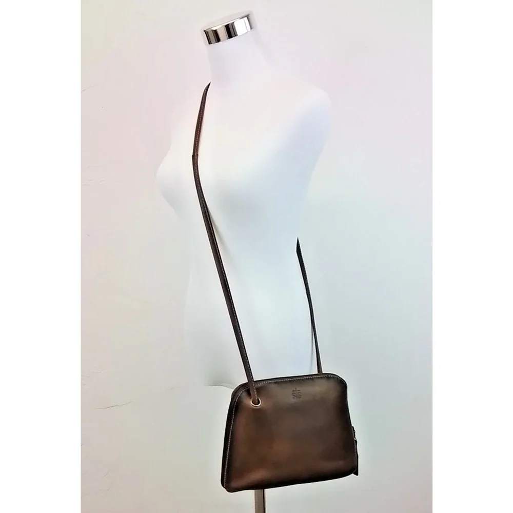 STS Ranchwear Brown Leather Crossbody Shoulder Bag